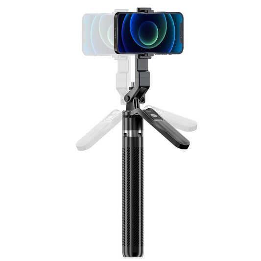 AS-A14 Extendable Selfie Stick Tripod with Wireless Remote and Tripod Stand