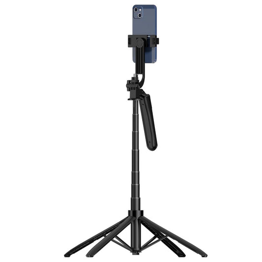 AS-A17 Extendable Aluminum Selfie Stick Tripod with Wireless Remote Controller