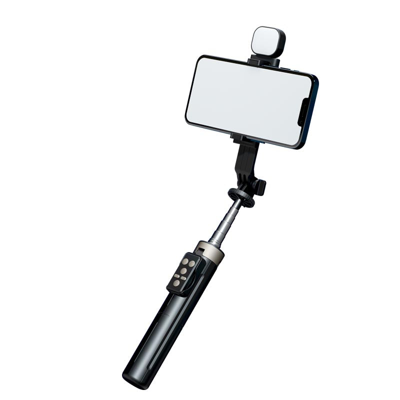 AS-B10 Extendable Selfie Stick Tripod with Wireless Remote and Tripod Stand