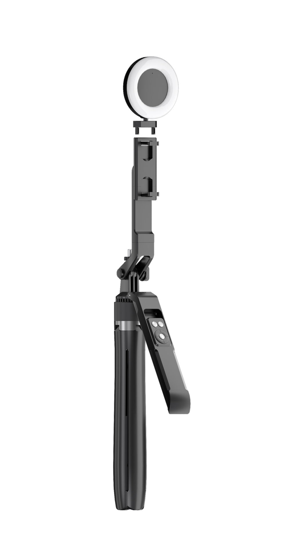 AS-B18 Extendable Selfie Stick Tripod with Wireless Remote and Tripod Stand