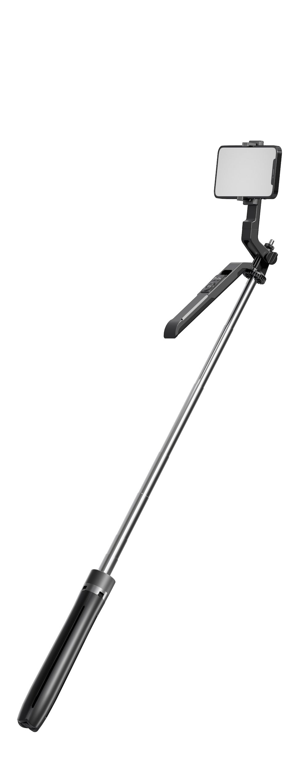 AS-B18 Extendable Selfie Stick Tripod with Wireless Remote and Tripod Stand