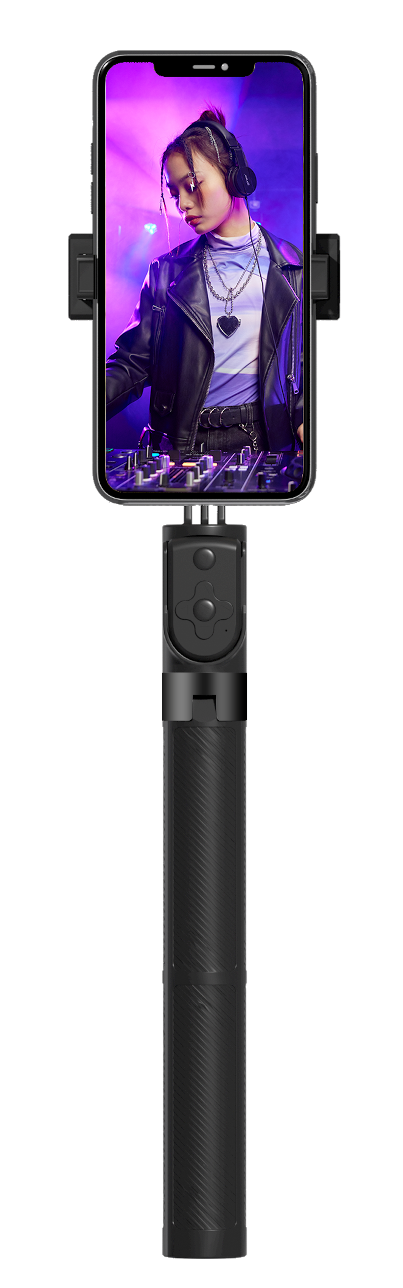 AS-BT11 Extendable Selfie Stick Tripod with Wireless Remote and Tripod Stand