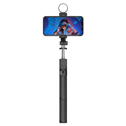 AS-BT11 Extendable Selfie Stick Tripod with Wireless Remote and Tripod Stand