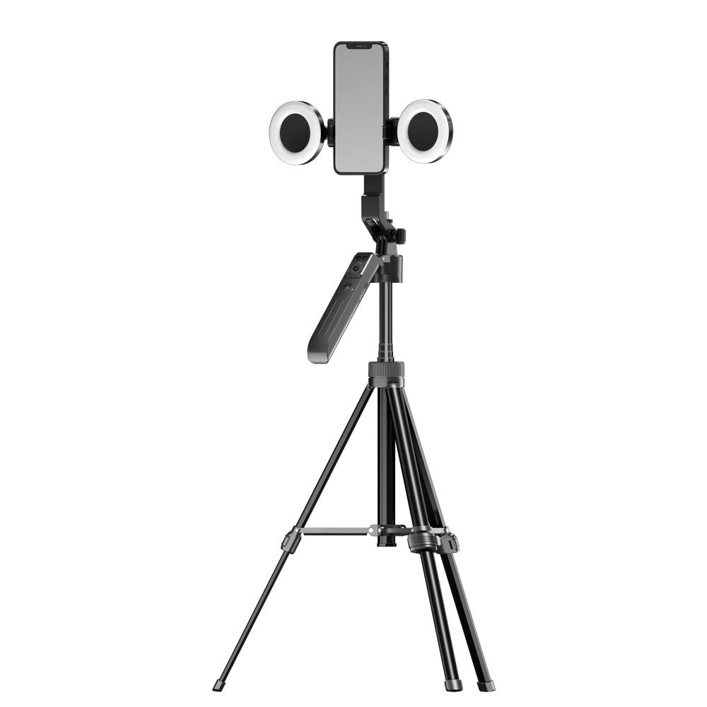 AS-C17 Extendable Auto Face Tracking Tripod 360° Rotation, No App