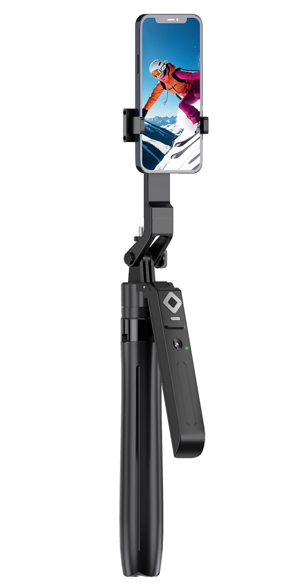 AS-Q18 Extendable Auto Face Tracking Tripod 360° Rotation with Light, No App