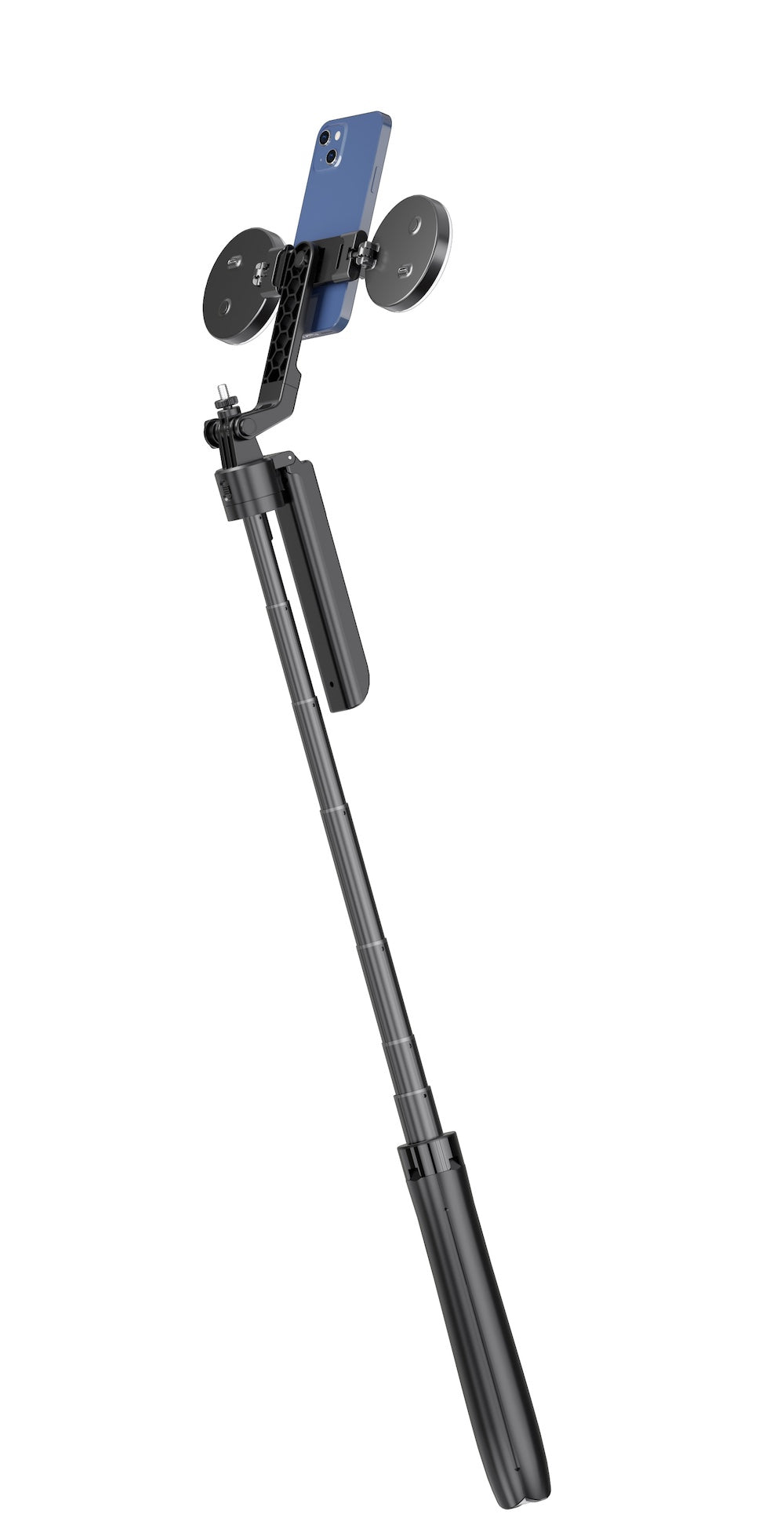 AS-Q18 Extendable Auto Face Tracking Tripod 360° Rotation with Light, No App