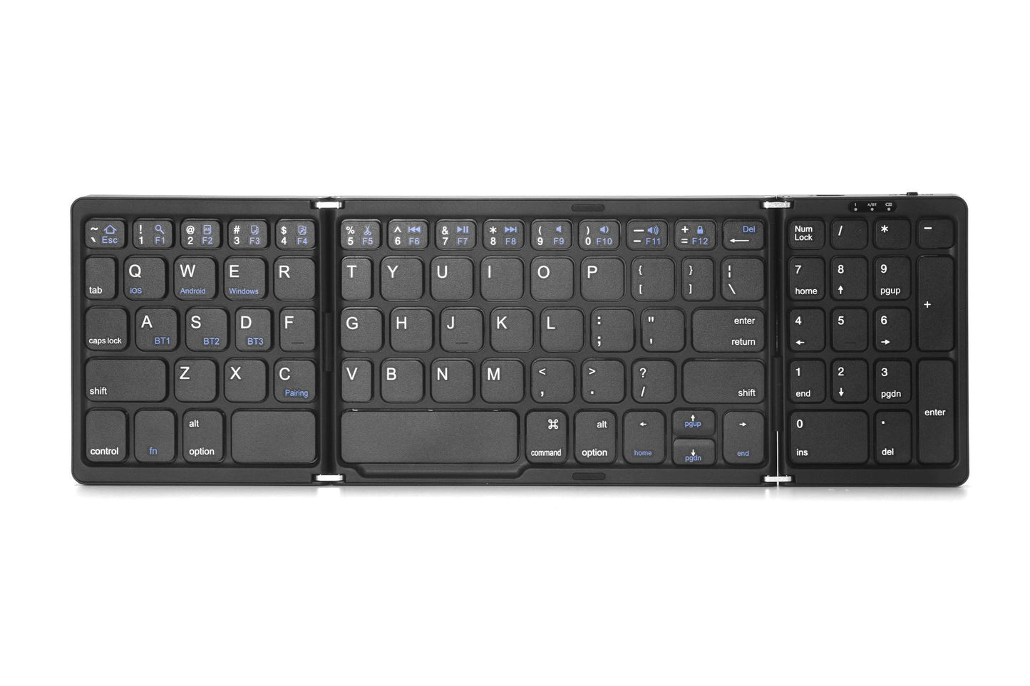 Bluetooth Wireless Folding Full-size Keyboard