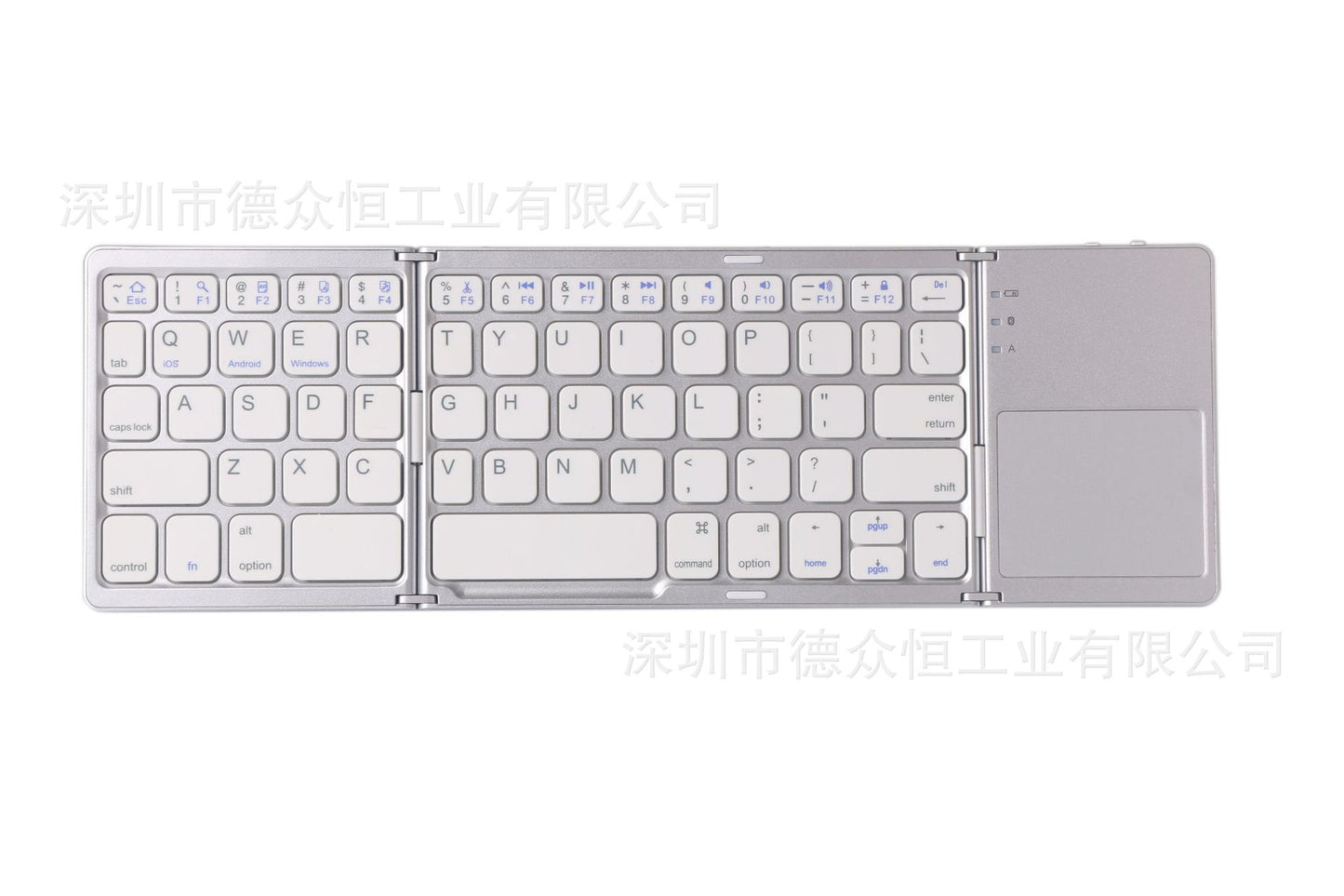 Bluetooth Wireless Folding Keyboard with Touchpad