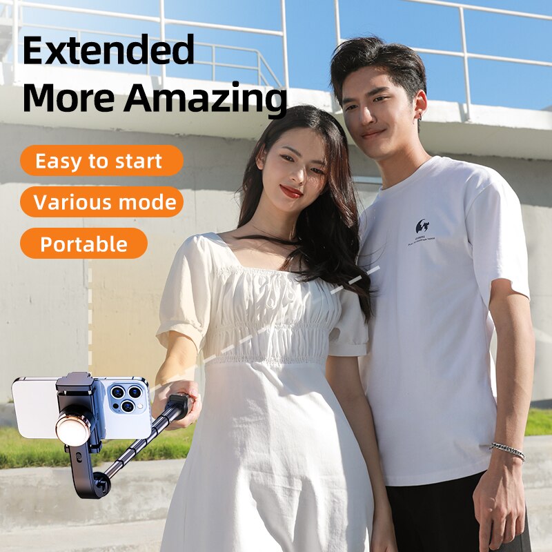 Handheld camera Bluetooth stabilizer camera selfie stick Universal joint with tripod bracket for smart phone Xiaomi iPhne