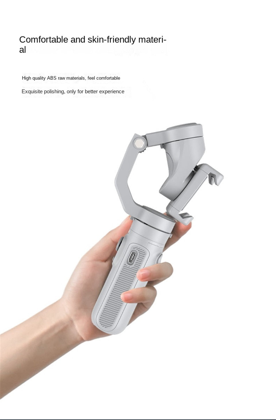 COOL DIER NEW 3-Axis Foldable Handheld Gimbal Stabilizer Cellphone Video Record Vlog Stabilizer for iPhone 14 Xiaomi Smartphone