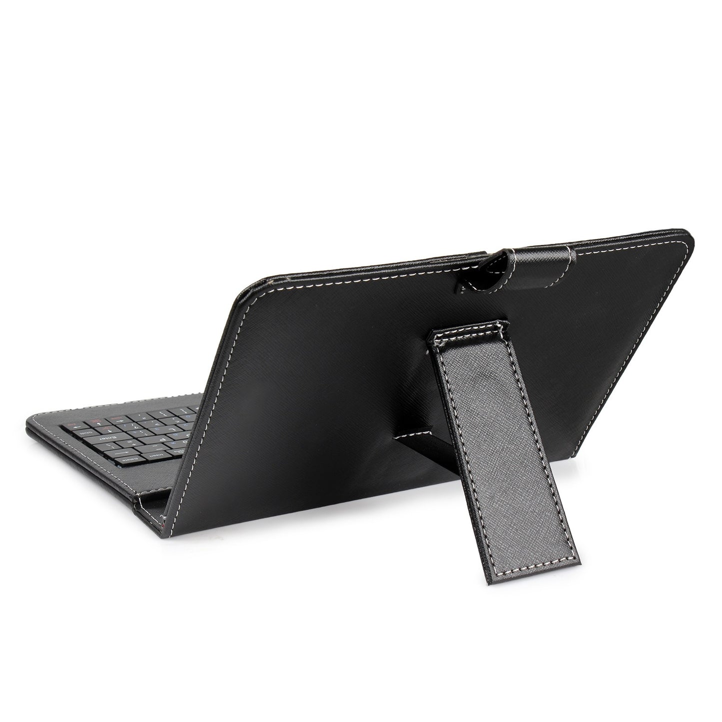 7.9in Protective Keyboard Case w/ Keyboard PU Leather Back Stand Tablet Cover via USB 2.0 Cable