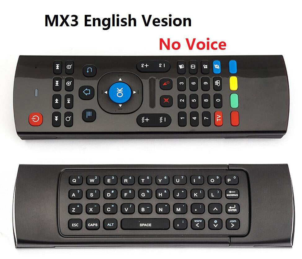 MX3 Pro Backlight 2.4G Wireless Keyboard Remote Control IR Learning Fly Air Mouse For X92 X96 Android TV Box