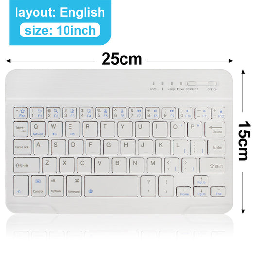 Mini Wireless Keyboard Bluetooth Keyboard For ipad Phone Tablet Russian Spainish Rechargeable keyboard For Android ios Windows