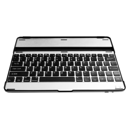 Silver and black  aluminum alloy Wireless keyboard tablet cover