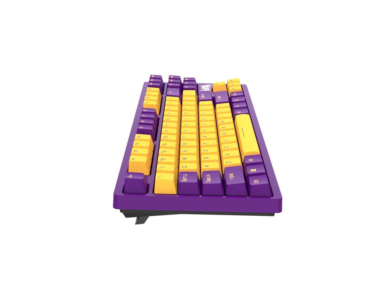 Dareu A87 violet switch Wired Mechanical Gaming Keyboard 87 Macro recording Keys N-Key RollOver Keypads with PBT Keycaps