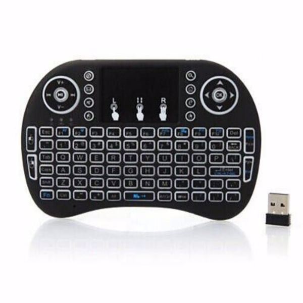 {Prohibited from sale on Amazon } Mini i8 Wireless Keyboard 2.4G with Touchpad for PC BACK LIGHT Kodi Media Box