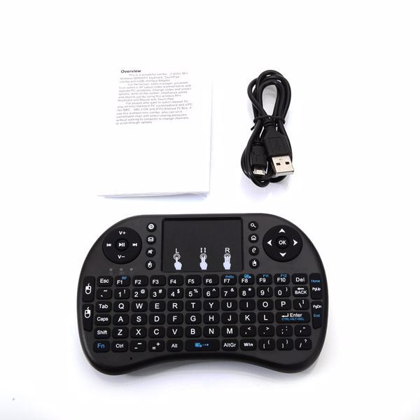 {Prohibited from sale on Amazon } Mini i8 Wireless Keyboard 2.4G with Touchpad for PC BACK LIGHT Kodi Media Box