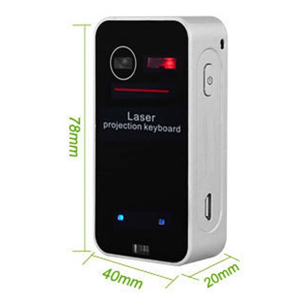 Portable Bluetooth Virtual Laser Keyboard Wireless Projector Keyboard With Mouse function For iphone Tablet Computer Phone