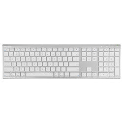 Macally Ultra Slim RF Wireless 110 Key Keyboard for Mac - Aluminum