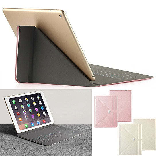 Ultra Thin Apple iPad Case With Touch Sensor Surface Keyboard And Stand