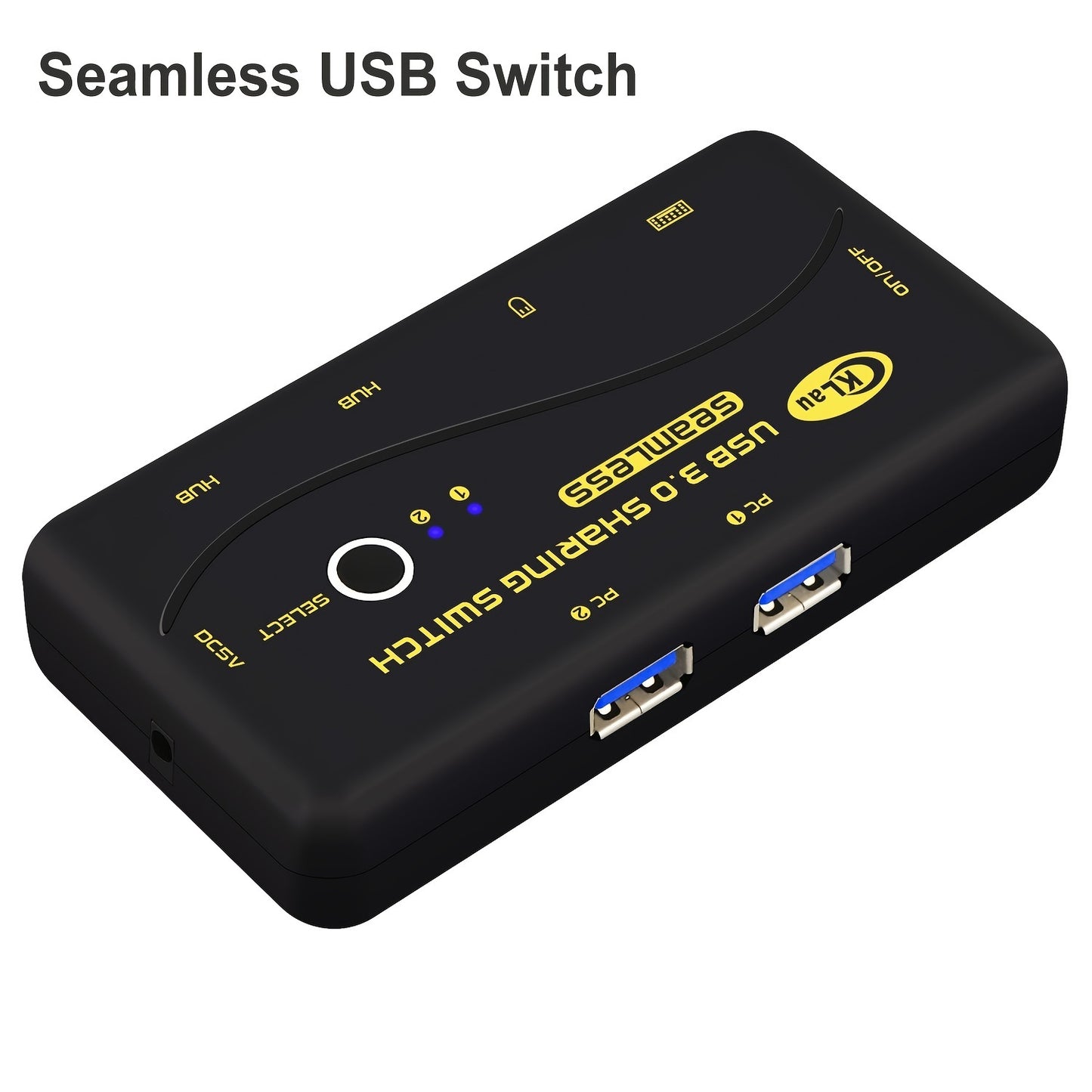 USB 3.0 Sharing Switch Selector 4 Port 2 Computers Peripheral Switcher For PC; Printer; Scanner; Mouse; Keyboard With 2 Pack USB Cable Support Keyboard Switching And Mouse Switching