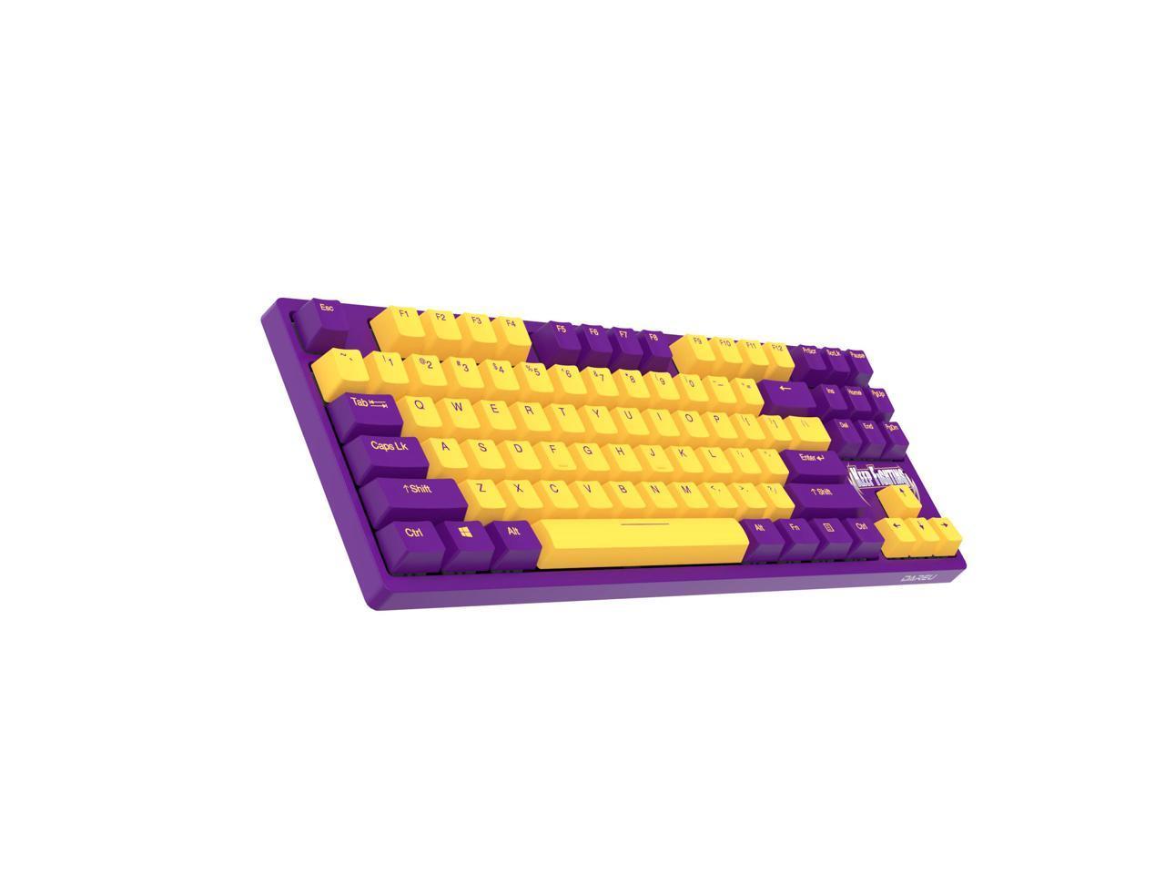 Dareu A87 violet switch Wired Mechanical Gaming Keyboard 87 Macro recording Keys N-Key RollOver Keypads with PBT Keycaps