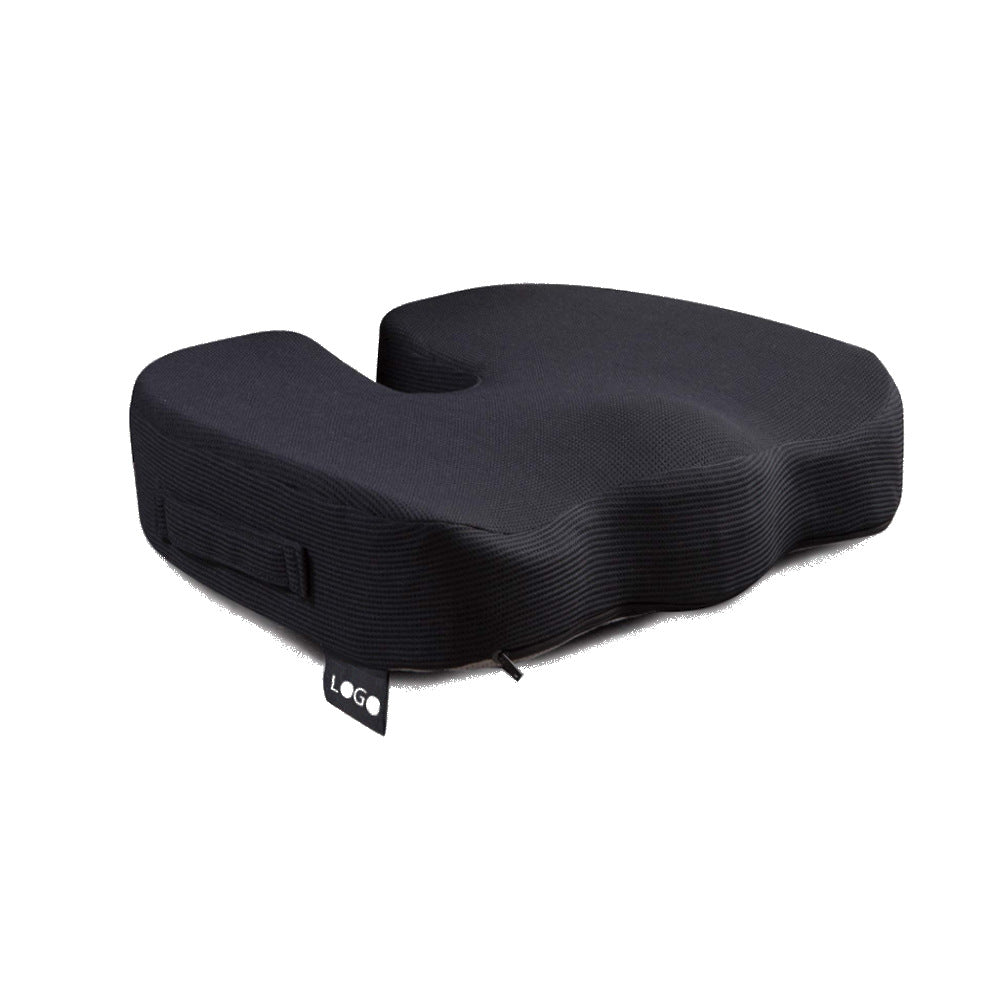Everlasting Comfort Seat Cushion Pure Memory Foam Cushion for Long Sitting  Hours, Black