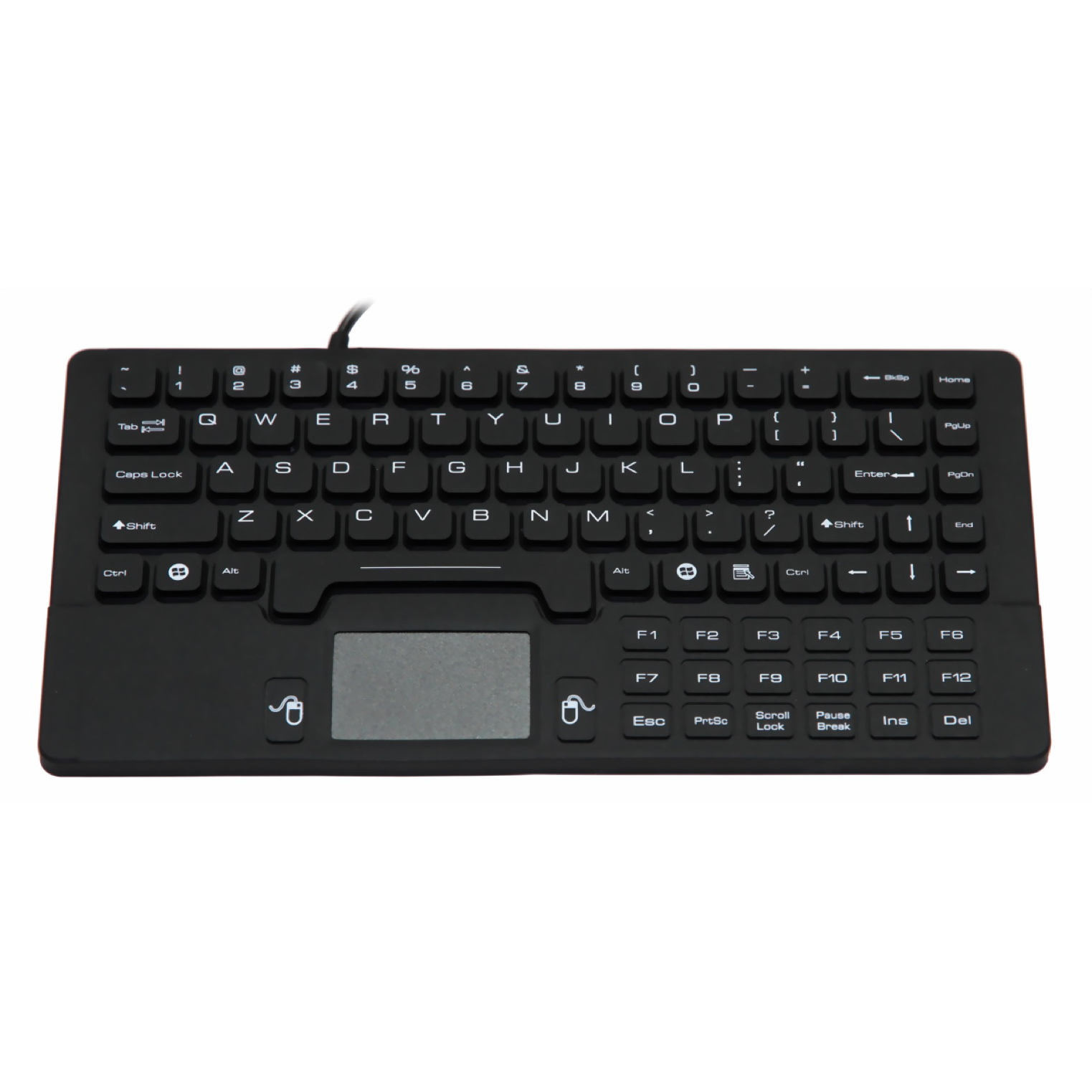 AS-I89 Mini Size Silicone Industrial Keyboard with Touchpad – AHPOON