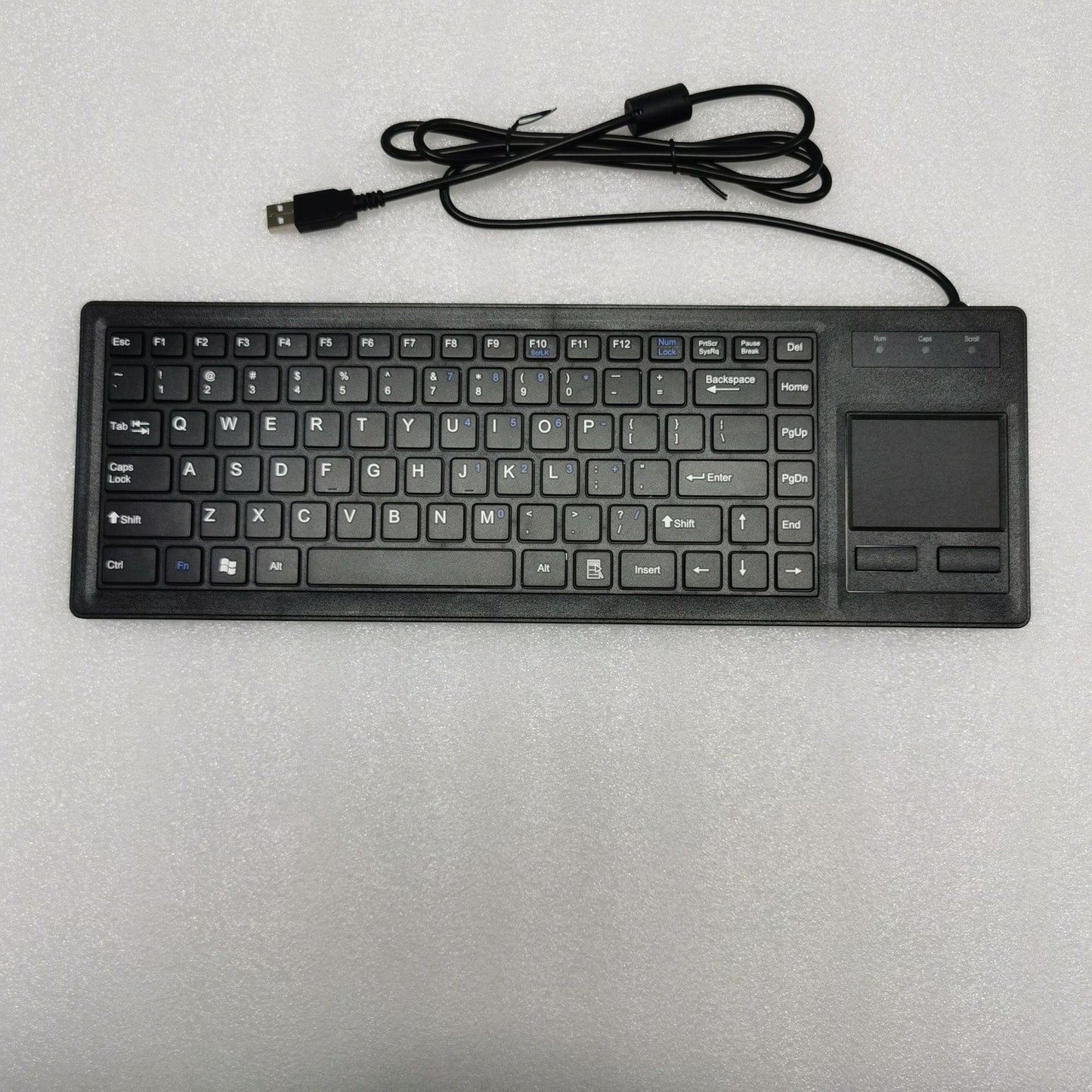 Industrial industrial control embedded plastic keyboard Query equipment, industrial computer, with touchpad